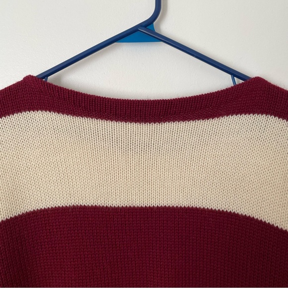 Gucci Burgundy and Cream 2015 Knit Sweater size S - Picture 8 of 13